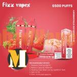 پاد یکبار مصرف هندوانه توت فرنگی کلیک فیز ویپز <br><span>Fizz Vapes Watermelon Strawberry Klik 6000 Puff</span>
